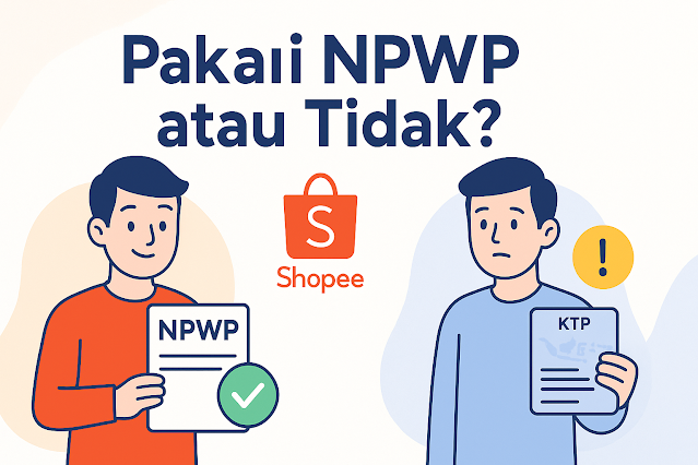 Perbedaan Daftar Shopee Affiliate dengan dan tanpa NPWP
