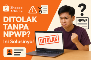Shopee Affiliate Ditolak Karena NPWP? Coba Solusi Ini