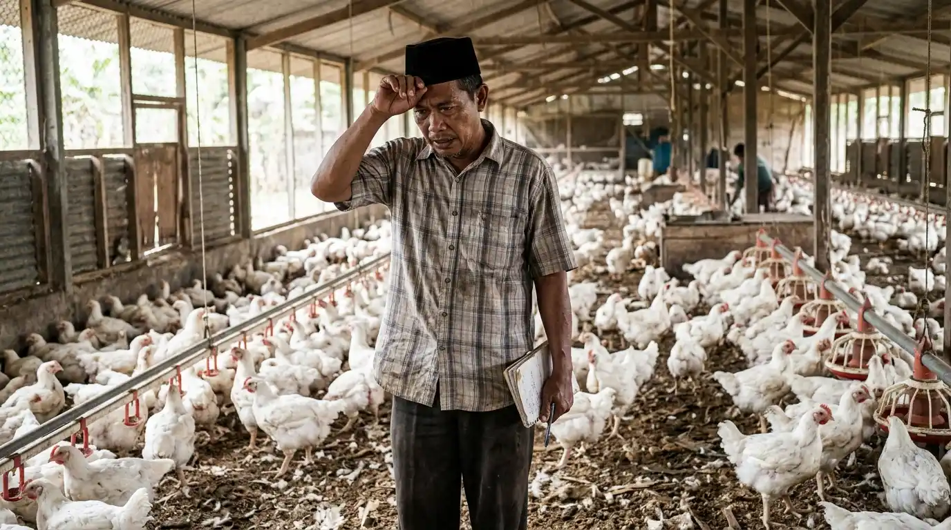 Harga Ayam di Kandang Anjlok, Peternak Mandiri Terancam Gulung Tikar