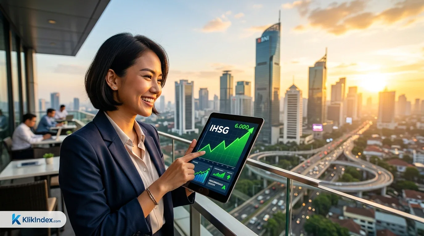 IHSG berpeluang mengalami pemulihan teknikal (technical rebound) dan menguji target level psikologis 6.000 pada perdagangan hari ini. (Foto: Dok. Istimewa/Ilustrasi Media)