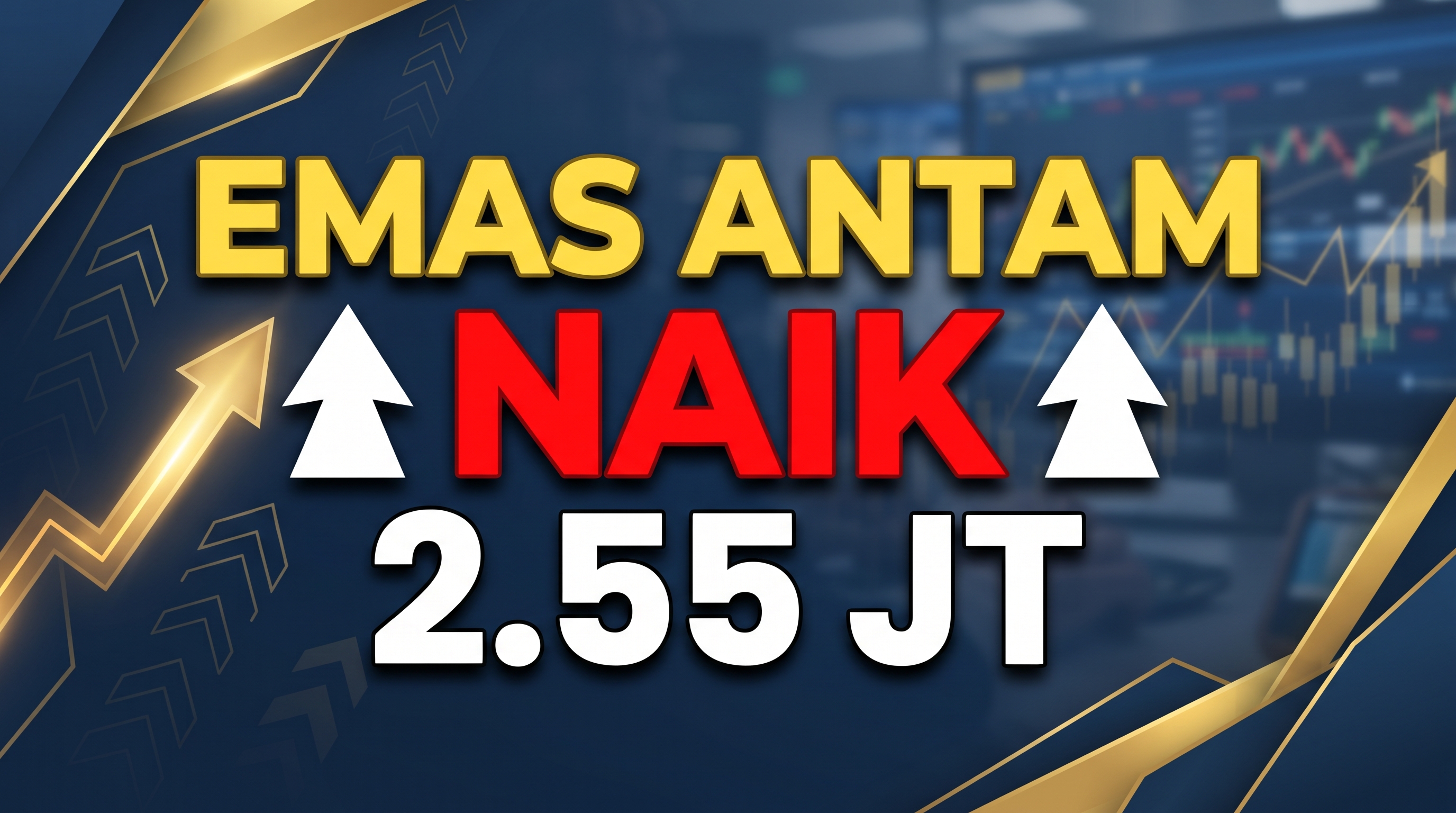 Ilustrasi pergerakan harga emas batangan PT Aneka Tambang Tbk (Antam) yang mengalami kenaikan pada perdagangan Selasa, 27 Oktober 2026.
